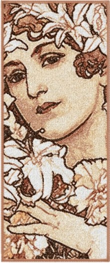 Flower by Alphonse Mucha