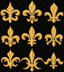 Fleur-de-lis Set 