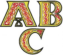 Celtic Alphabet 
