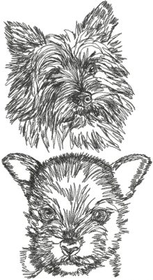 Norwich Terrier Set 