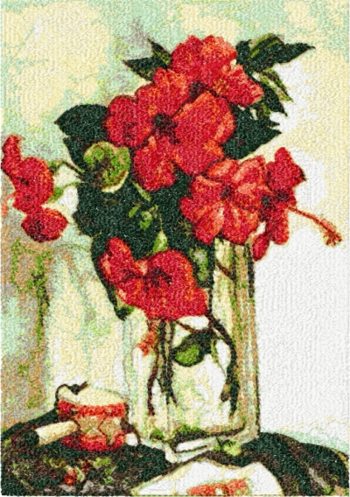 Hibiscus in a Vase
