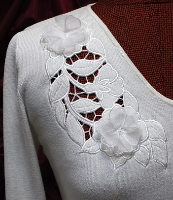 Wild Rose Cutwork Lace