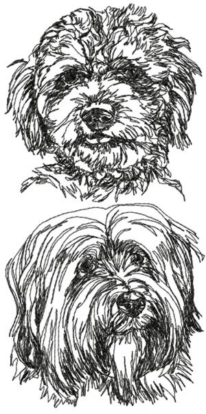 Tibetan Terrier Set