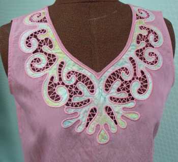 Caribbean Vacation Cutwork Lace