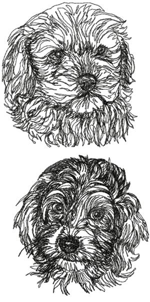 Cockapoo Dog Set