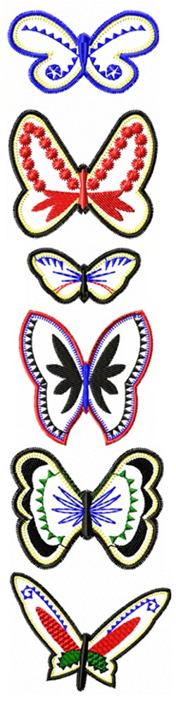 Butterfly Applique Set