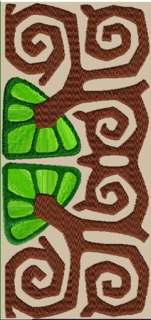 Art Nouveau Decorative Border I