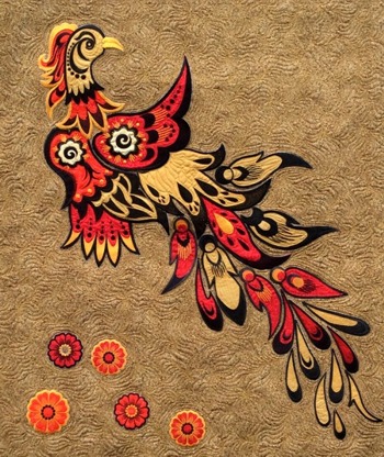 Phoenix Applique Set