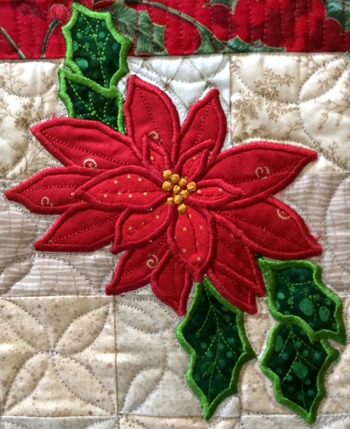 Poinsettia Applique