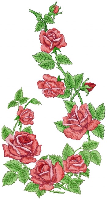 Advanced Embroidery Designs - Rose Arbor Set