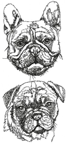 French Bulldog Set