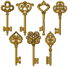 Antique Key Set