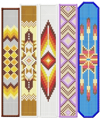 Cross Stitch Bracelet/Bookmark Set