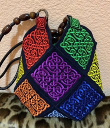 Multi-Colored Celtic Purse