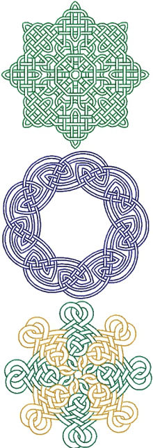 Celtic Knotwork Motif Set