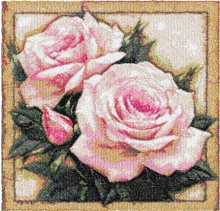 Pink Roses Machine Embroidery Design