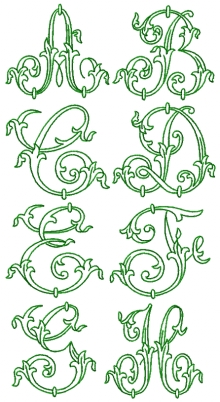 Art Nouveau Alphabet