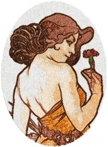 Carnation by Alphonse Mucha