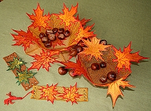 Maple Bowl and Doily Set