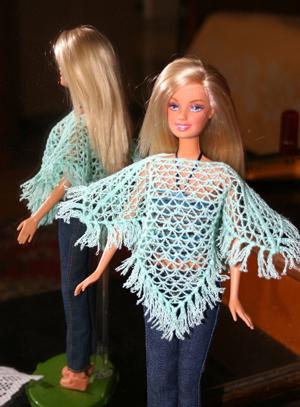 FSL Crochet Poncho for 12-in. Dolls