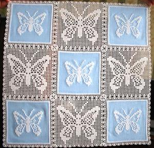 FSL Crochet Butterfly Applique Set