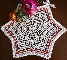 FSL Crochet Star Doily II
