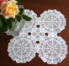 FSL Crochet Pinwheel Doily