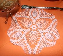 FSL Crochet Pineapple Doily V