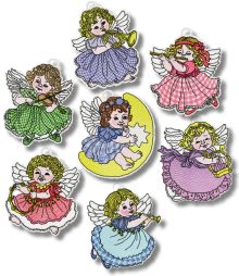 FSL Musical Angel Ornaments