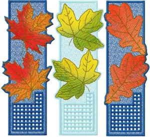 FSL Autumn Leaves Bookmark Set