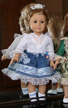 Lace-Trimmed Outfit for 18-inch Dolls