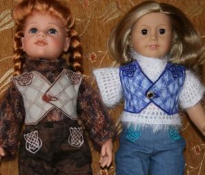 FSL Celtic Vest for 18-inch Dolls