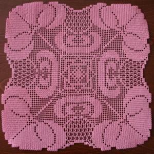FSL Crochet Lotus Doily Set