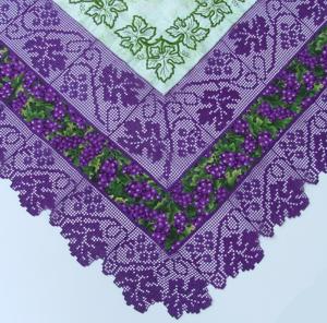 FSL Crochet Grape Vine Border and Insert