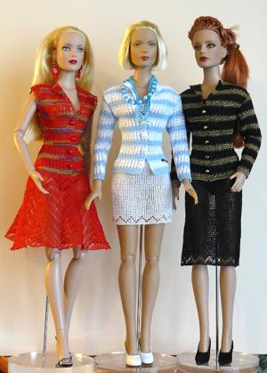 Classic Jacket and Skirt Outfit Set for Tonner 16-in Dolls