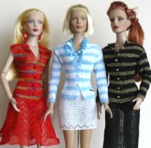 Classic Jacket and Skirt Outfit Set for Tonner 16-in Dolls