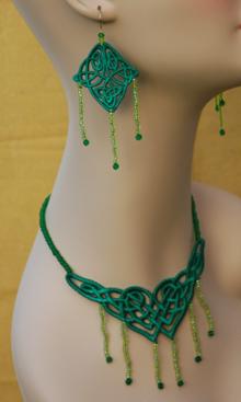 FSL Celtic Necklace and Earring Set II