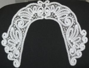 FSL Battenberg Lace Collar