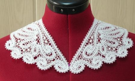 Advanced Embroidery Designs - FSL Battenberg Lace Collar