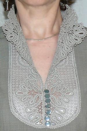 FSL Battenberg Victorian Lace Collar