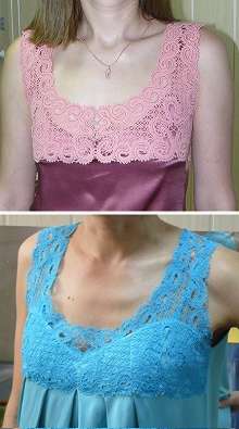 FSL Battenberg Elegant Lace Yoke