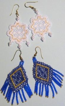 FSL Battenberg Earrings Lace Set II