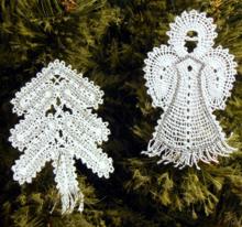 FSL Battenberg Christmas Ornament Set
