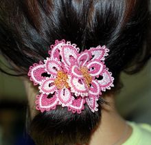 FSL Battenberg Flower Lace Hair Clip