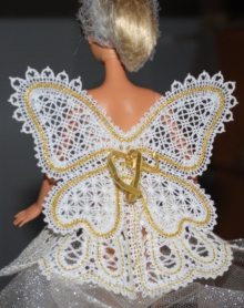 FSL Battenberg Fairy Wings for 12-inch Dolls