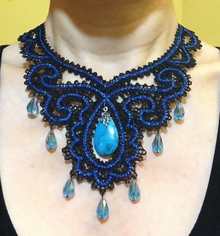 FSL Battenberg Victorian Necklace