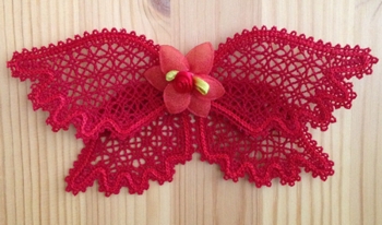 FSL Battenberg Lace Bow