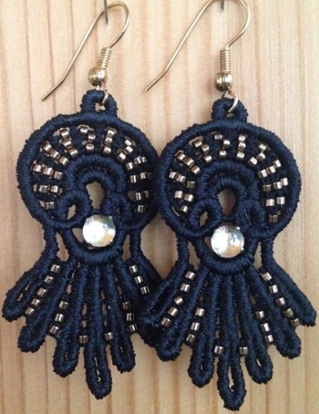 Freestanding Lace Sunrise Earrings