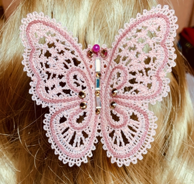 FSL Battenberg Butterfly Pin