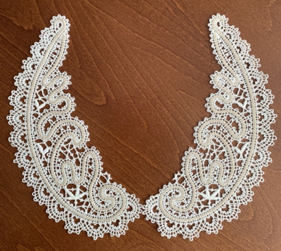 Freestanding Battenberg Lace Collar